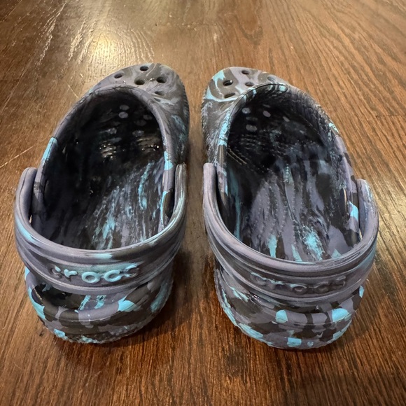 Toddler Classic Blue Marbled Clog - Picture 5 of 5